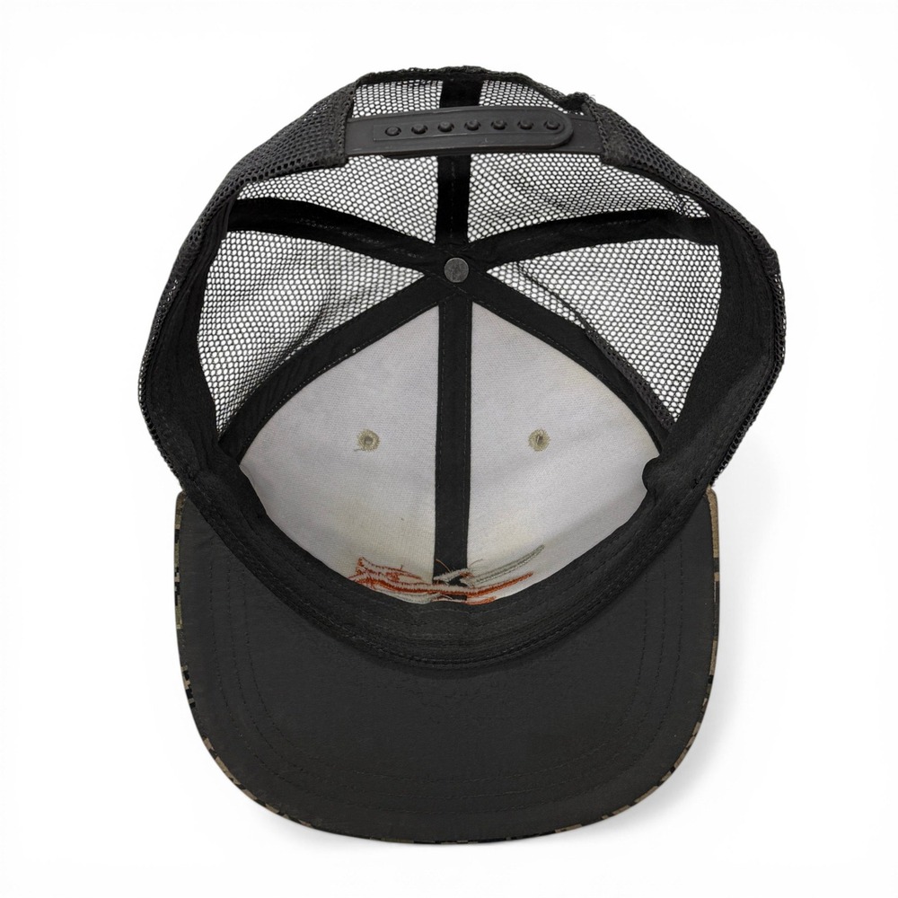 Sitka Gear Mens Digital Camo Mesh Back Trucker Hat Snapback Hunting Cap Brown - Picture 8 of 12